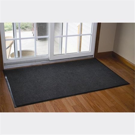 Ricki'S Rugs 654S0034CH 3 ft. W x 4 ft. L Wipe-N-Walk Entrance Mat in Charcoal RI63071